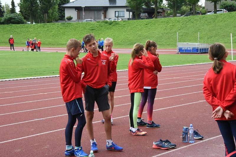 Atletický oddíl SKP Olympia Kutná Hora pořádal na stadionu Olympia krajské přebory družstev