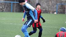 Fotbalový přípravný zápas, mladší žáci, kategorie U12: MFK Chrudim - FK Čáslav 3:8 (1:3, 0:3, 2:2).