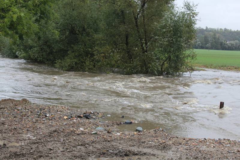 Situace na Doubravě ve Vrdech 14. října 2020.