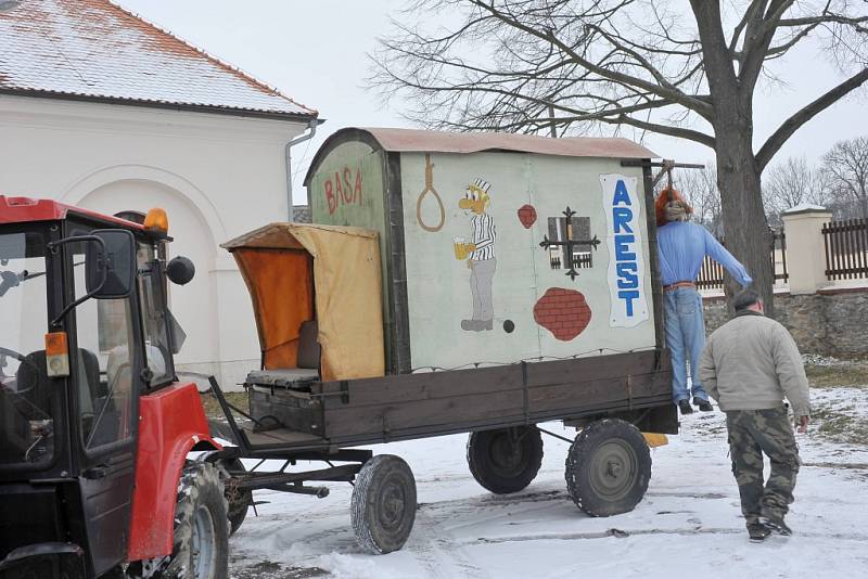 V Malešově se konal tradiční masopust