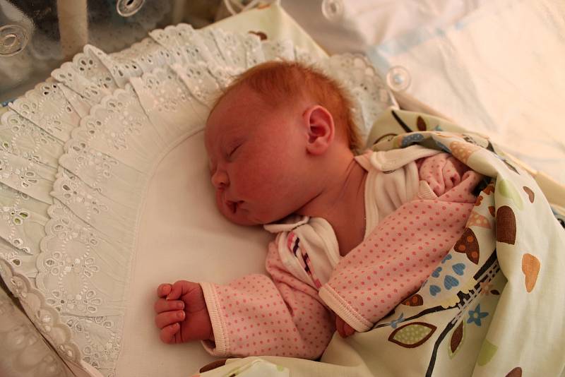 Eliška Pavčulová se narodila 29. července 2019 ve 13.50 hodin v Čáslavi. Měřila 49 centimetrů a vážila 3360 gramů. Domů do Ronova nad Doubravou si ji odvezou maminka Michaela, tatínek Jan a jedenáctiletá sestřička Nela.