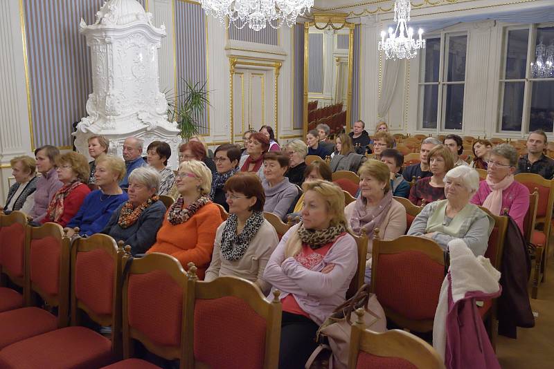 Tříkrálový koncert souboru Musica di chiesa v Zrcadlovém sále na zámku ve Zruči nad Sázavou.