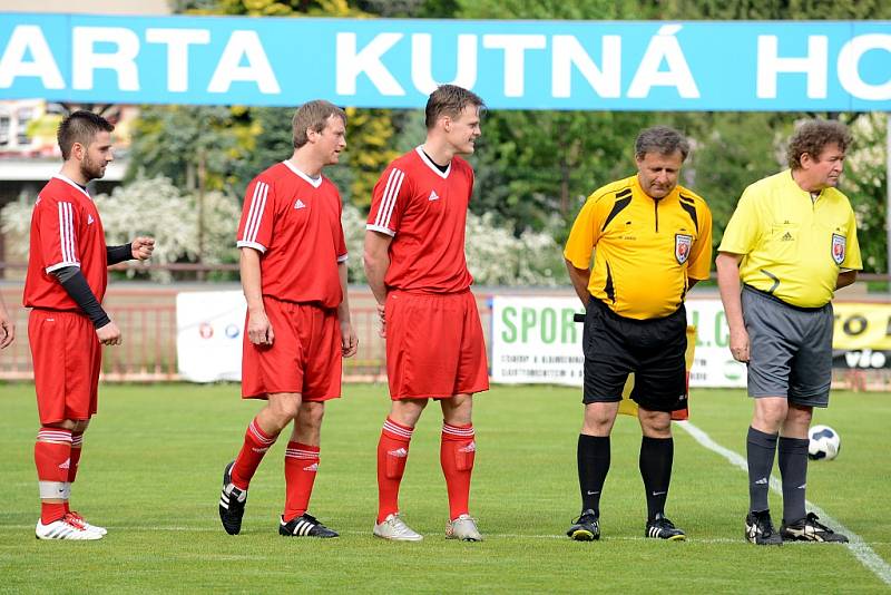 Semifinále Poháru OFS: Kutná Hora B - Malešov 2:1 (0:1), 18. května 2016.