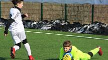 Zimní fotbalová příprava ligových mladších žáků U12: FC Slovan Havlíčkův Brod - FK Čáslav 5:19.