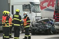 Tragická dopravní nehoda přibližně na úrovni Okřesanče v pátek 7. května 2021.