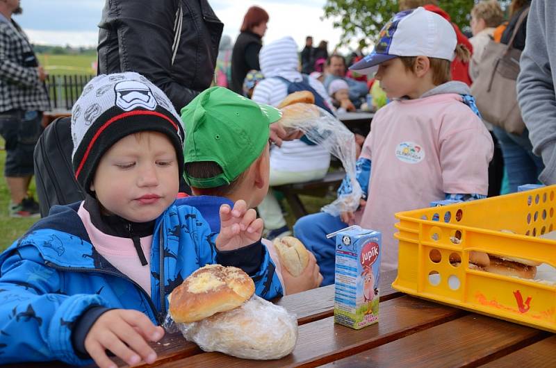 Sportovní klání mateřinek ve Zbraslavicích