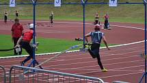 Z krajské soutěže v požárním sportu profesionálních a dobrovolných hasičů na stadionu Olympia v Kutné Hoře.