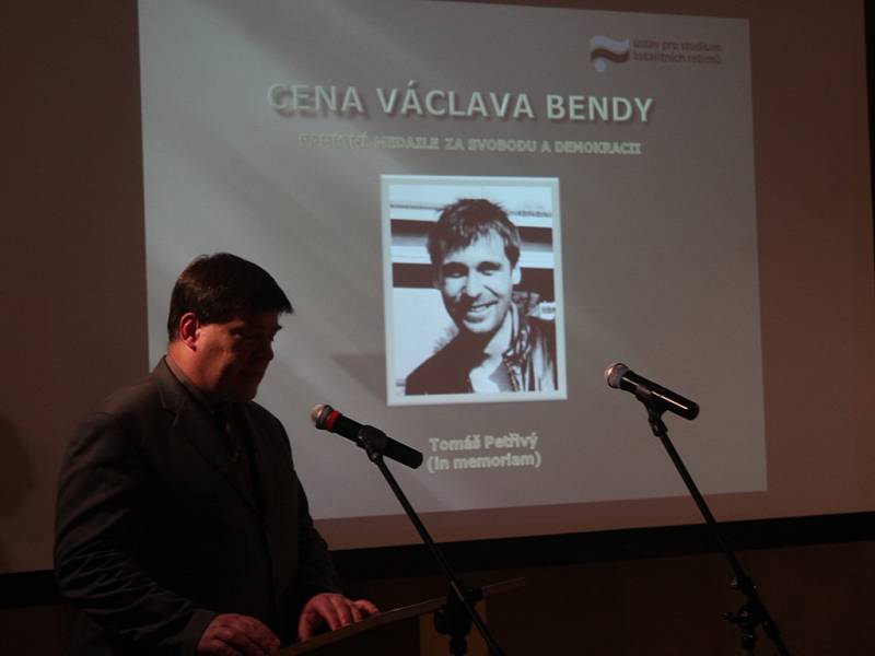 Předávání Cen Václava Bendy v GASK 9. listopadu 2015