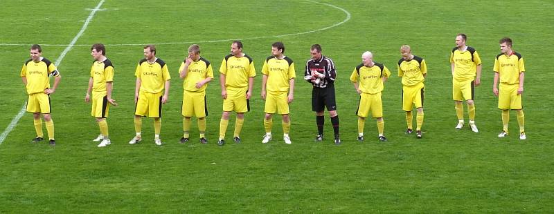 19. kolo okresního přeboru: Kácov - Zbýšov 6:1, 27. dubna 2013.