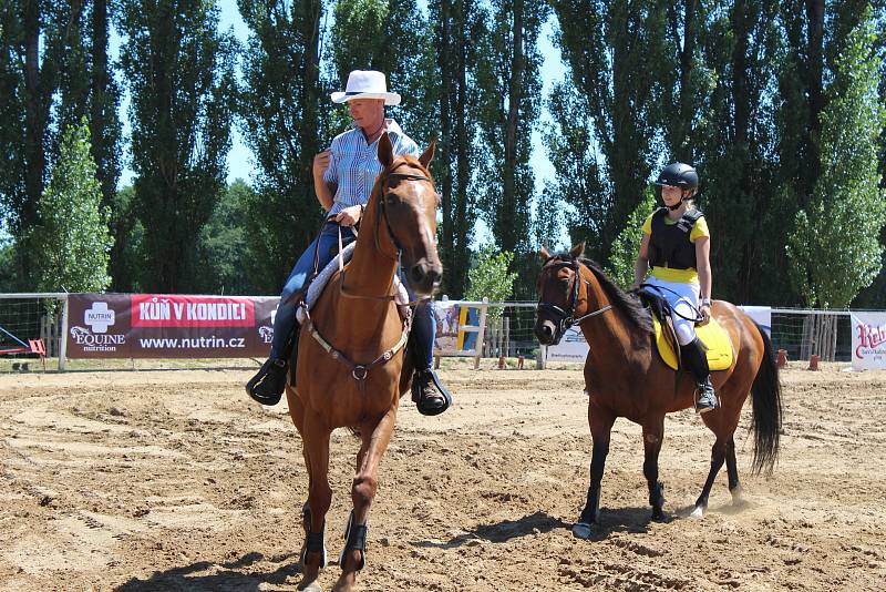 Sportovní den s koňmi na ranči Dalu v Kozohlodech.