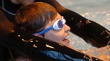 Poslední hodina plavání pro handicapované děti v Kutné Hoře. 26.6.2013