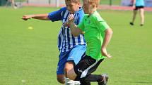 Fotbalový přípravný zápas mladších žáků U13: FK Čáslav - FK Admira Praha 13:2 (4:1, 3:1, 6:0).