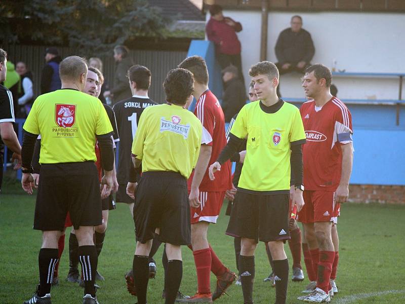 Fotbalový okresní přebor: Malín/Kutná Hora B - Suchdol 2:1 (2:1).