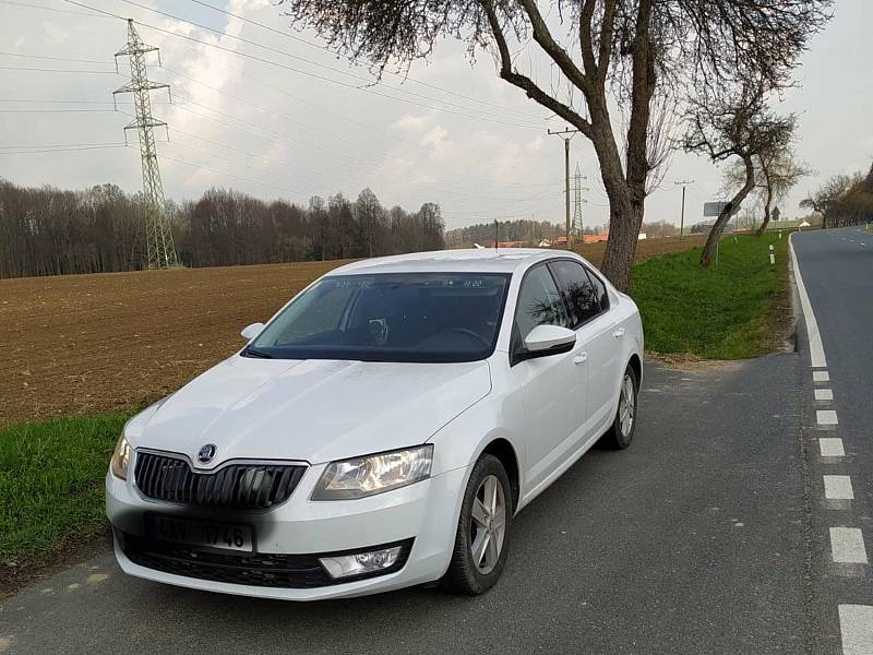 Měření rychlosti vozidel v rámci policejní akce Speed Marathon v Malejovicích.