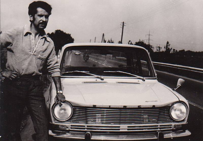 Ivan Karlovský a jeho Simca (1972).