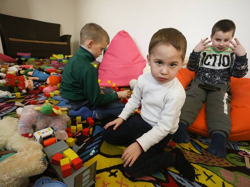 Asistenční centrum pomoci ukrajinským uprchlíkům v Kutné Hoře.