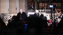 Z koncertu 'Vánoční Odyssea' v katedrále Nanebevzetí Panny Marie a sv. Jana Křtitele v Sedlci.
