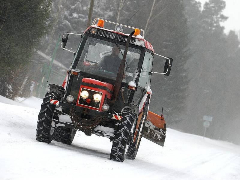 Kalamitní středa na silnicích Kutnohorska. 15.12.2010