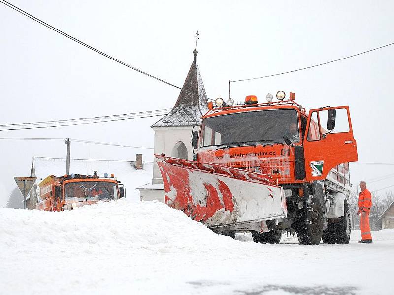 Kalamitní středa na silnicích Kutnohorska. 15.12.2010