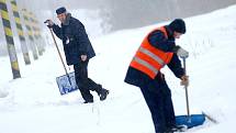 Kalamitní středa na silnicích Kutnohorska. 15.12.2010