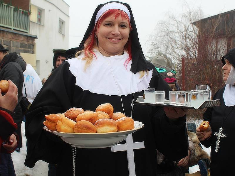 Masopustní průvod prošel Kaňkem