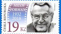 Miloš Forman, poštovní známka z cyklu Osobnosti, 16.2.2022