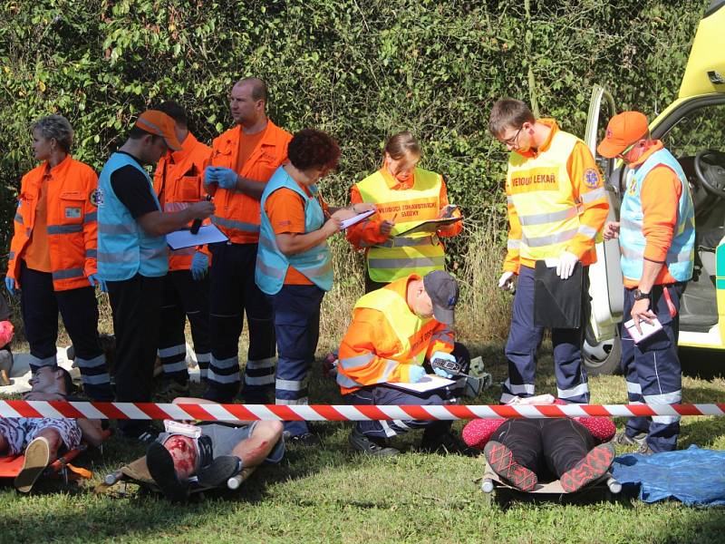 Trénink ISZ na Dopravním učilišti Čáslav