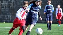 Fotbalový přípravný zápas, mladší žáci, kategorie U13: FK Čáslav - TJ Sokol Družba Suchdol 3:3 (0:1, 2:0, 1:2).