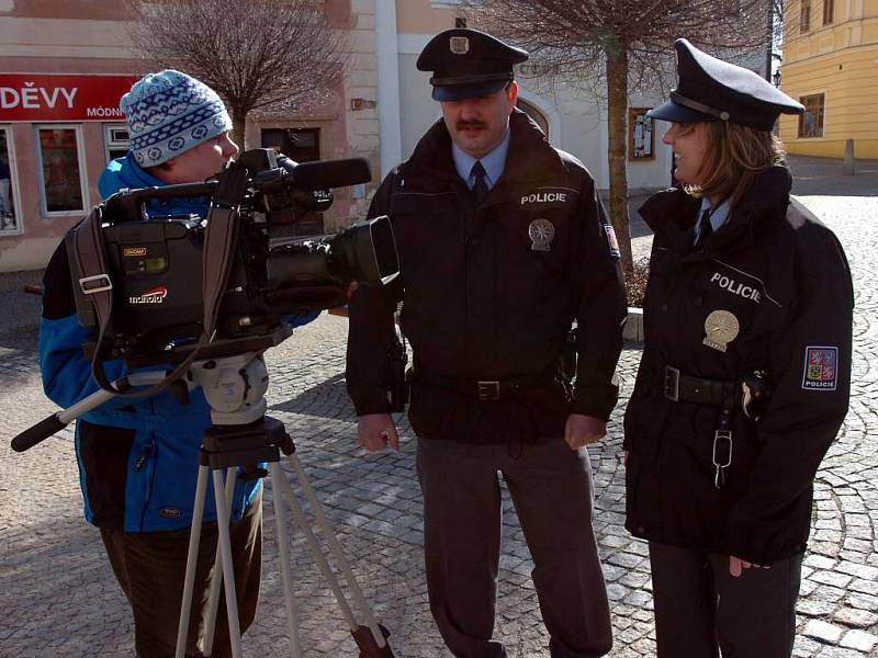 Kutná Hora posloužila k natáčení náborového klipu pro policii ve Středních Čechách