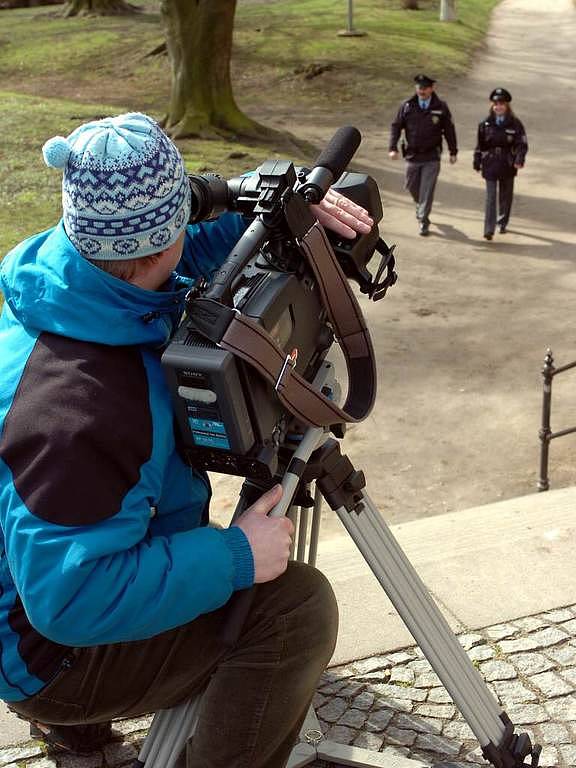 Kutná Hora posloužila k natáčení náborového klipu pro policii ve Středních Čechách