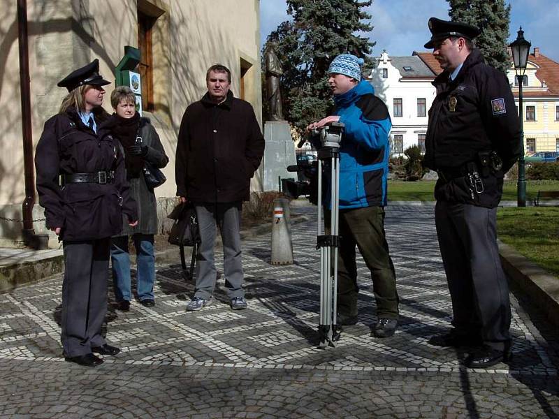 Kutná Hora posloužila k natáčení náborového klipu pro policii ve Středních Čechách