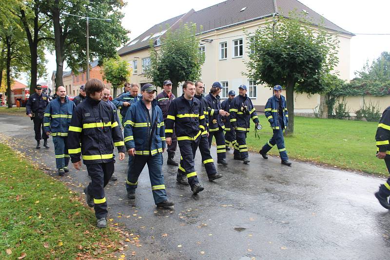 Policisté a hasiči hledali v rámci taktického cvičení dvě osoby.