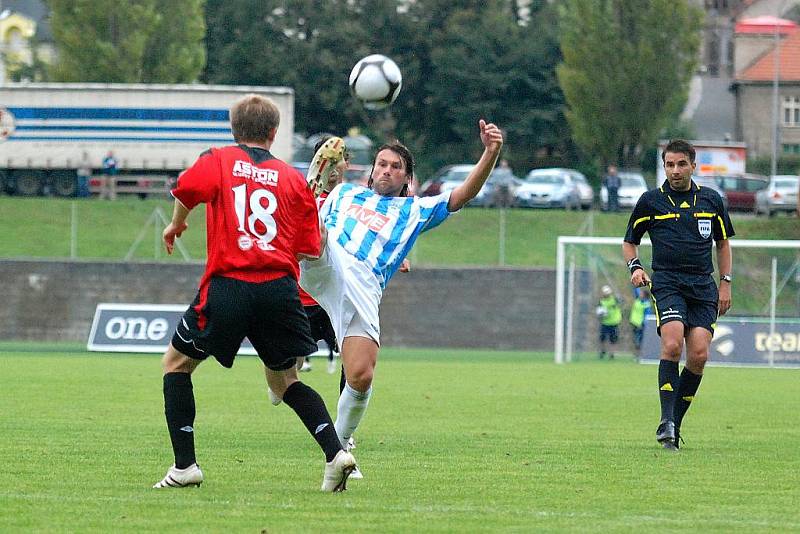 5. kolo II. ligy: Zenit Čáslav - Sezimovo Ústí, 29. srpna 2010.