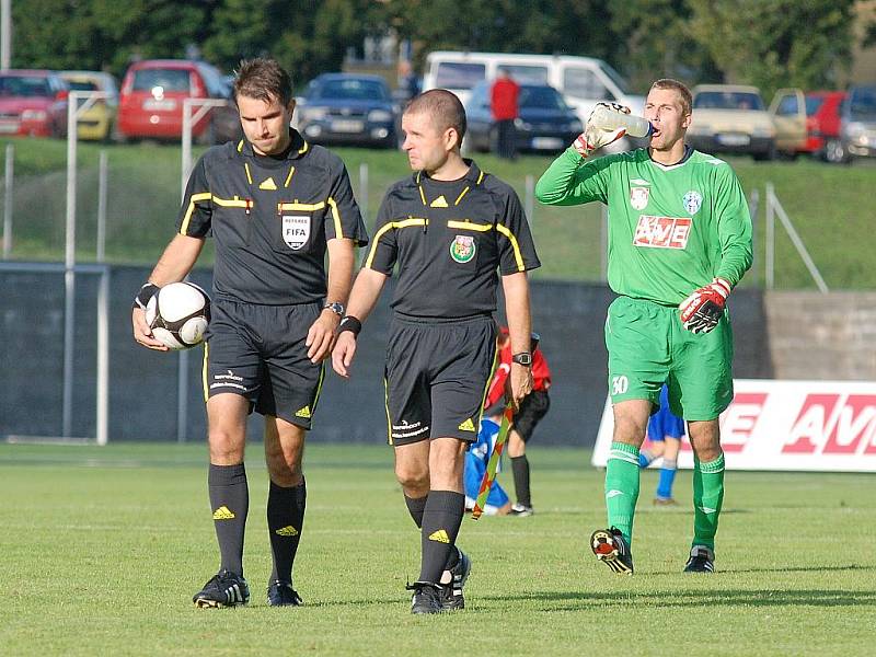 5. kolo II. ligy: Zenit Čáslav - Sezimovo Ústí, 29. srpna 2010.