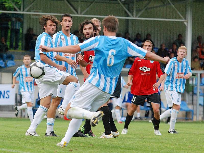 5. kolo II. ligy: Zenit Čáslav - Sezimovo Ústí, 29. srpna 2010.