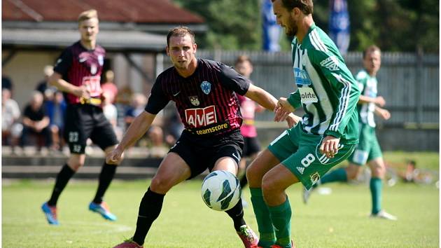 Čáslav podlehla Bohemians Praha 0:3, 12. července 2014.