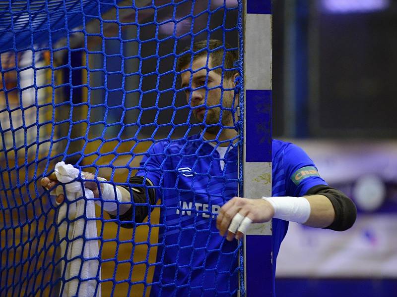 17. kolo Chance futsal ligy: Chrudim vs. Benago Zruč n. S. 3:3, 3. února 2017.