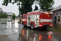 Výjezdy hasičů k záplavám po bouřkách v pátek 14. srpna 2020