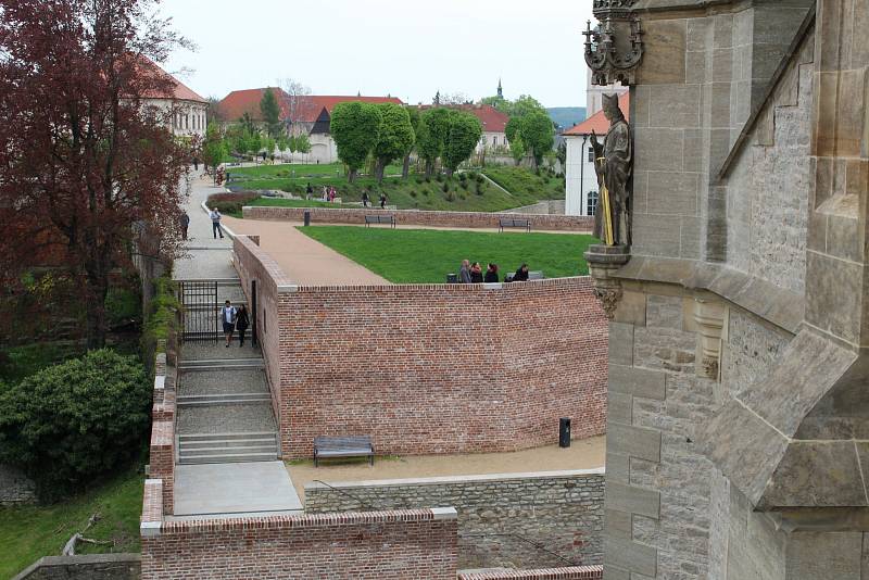 Výstup na ochozy chrámu sv. Barbory v Kutné Hoře.