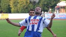 Z fotbalového utkání I.A třídy Čáslav B - Bohemia Poděbrady (2:0)