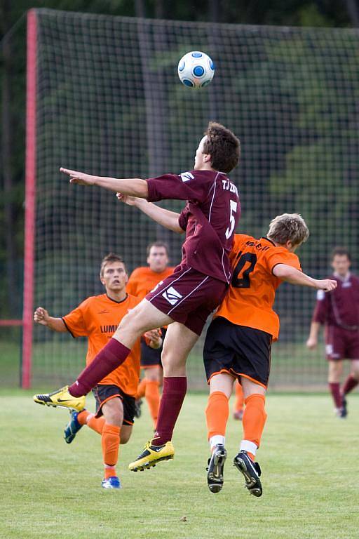 Fotbal OP: Malešov - Zbýšov 1:2, sobota 5. září 2009