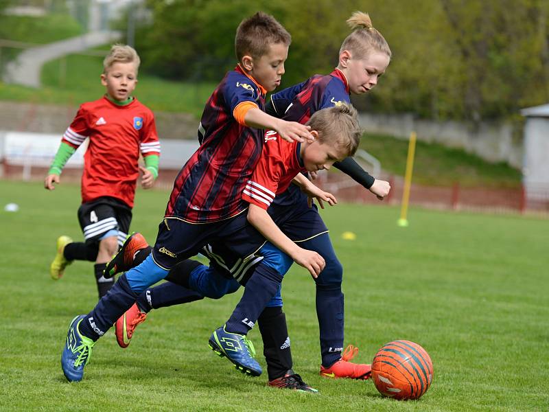 Na kutnohorském stadionu v Lorci se v sobotu odpoledne odehrál fotbalový turnaj přípravek.