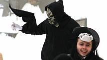 Natáčení videa Harlem Shake u Vlašského dvora v Kutné Hoře.