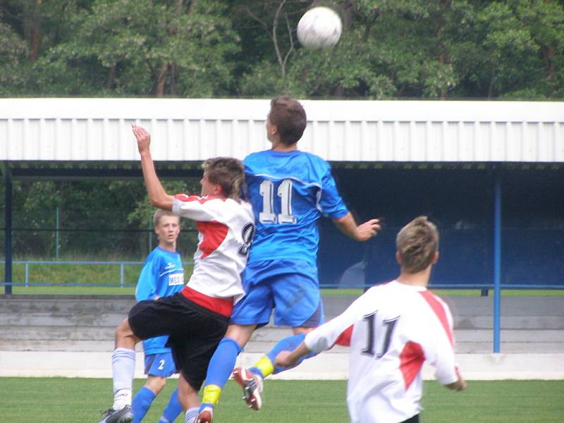 Z utkání divize dorostu ml. dorost FK Kolín - ml. dorost Čáslav 1:0, sobota 23. května 2009