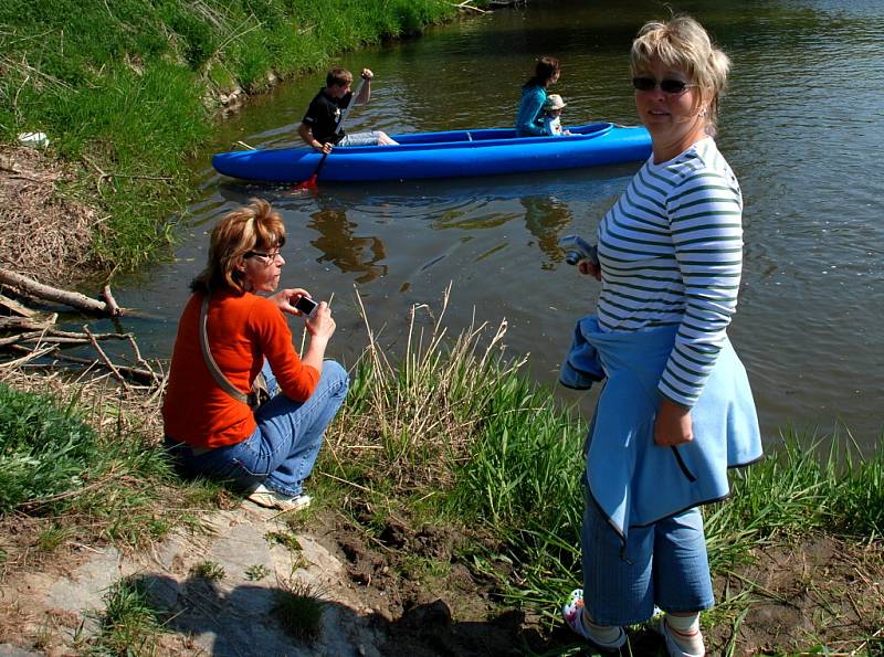 Svatojiřské odemykání řeky Doubravy.