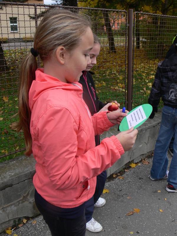 Osmnáct žáků z kroměřížské Základní školy Zachar kontrolovalo v pátek 18. října společně s hlídkou městské policie řidiče u tamní školy.