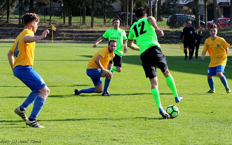 Fotbalová I. B třída: Zruč nad Sázavou - Hlízov 0:3.