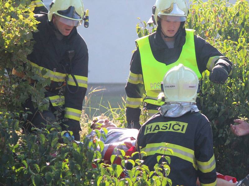 Trénink ISZ na Dopravním učilišti Čáslav