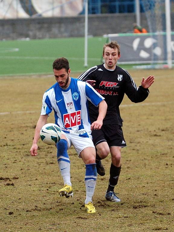 Fotbalová národní liga: Čáslav - HFK Olomouc, 7. dubna 2013.