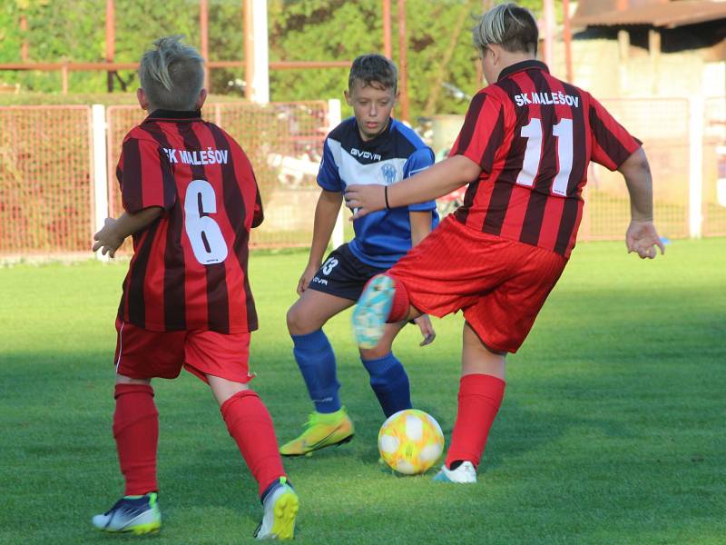 Fotbalový okresní přebor mladších žáků: SK Malešov - FK Čáslav dívky 2:7 (0:3).